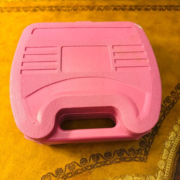 Pink Tool Box Set Travel Handy Convenient Hard Case Storage Box w Handle - Picture 4 of 7